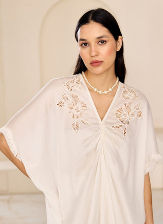 Pearly kaftan tunic and pants