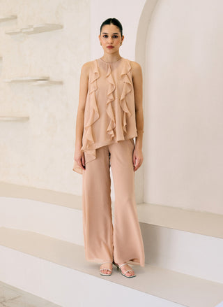 Sand making waves tunic and pants