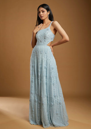 Alexia light blue gown