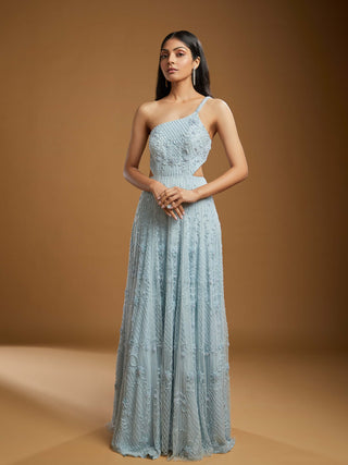 Alexia light blue gown