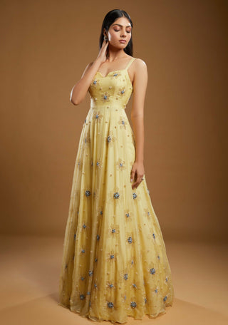 Valentyna pastel yellow gown