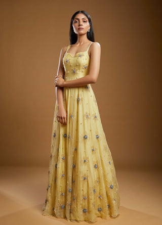 Valentyna pastel yellow gown