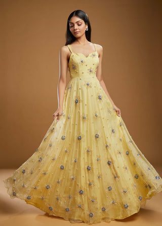 Valentyna pastel yellow gown