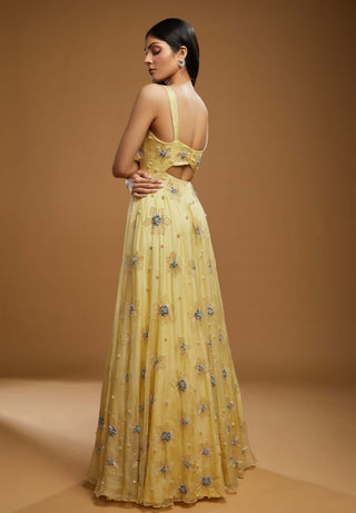 Valentyna pastel yellow gown