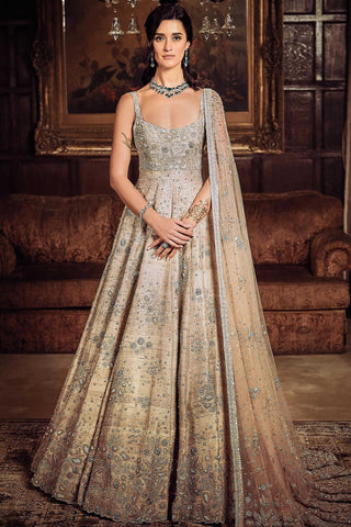 Beige starlight mogra lost in time gown