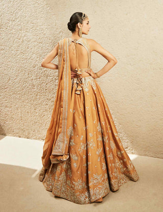 Mustard millennial lehenga set