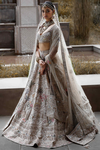 Offwhite vintage udaibagh lehenga set