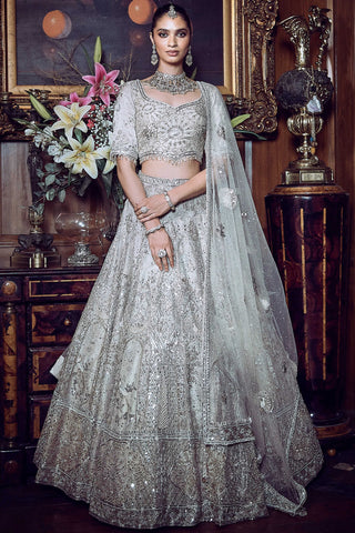 Silver sona chandi lost in time lehenga