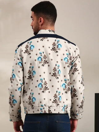 Off-white printed bomber jacket