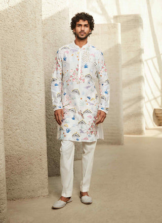 Ivory spectrum kurta and pants