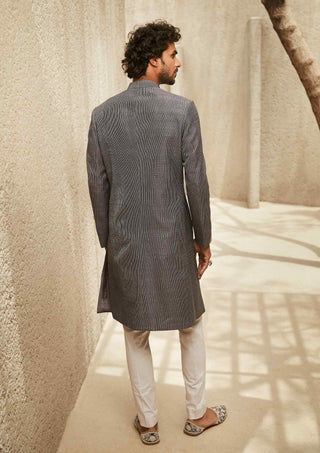 Mouse gray kurta and pants