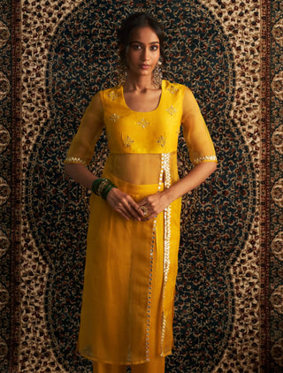 Marigold prarambh straight kurta and pant