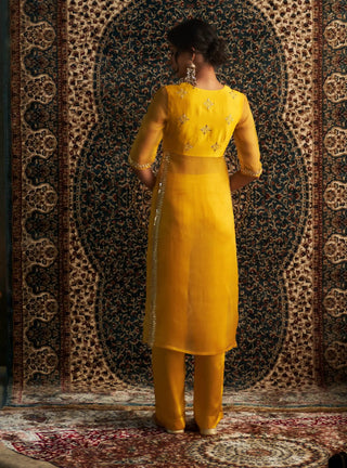 Marigold prarambh straight kurta and pant