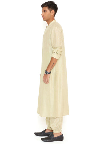 Mint abla silk bomber kurta and jogger pant