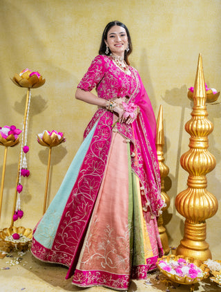 Padmini pink lehenga set