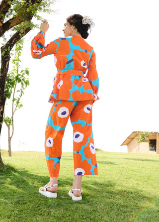 Orange mekko rosa tunic and pants