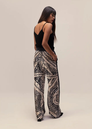 Nikita black and white kimono top and pants