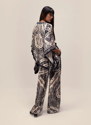 Nikita black and white kimono top and pants