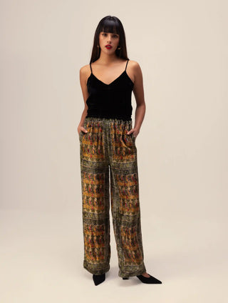 Amaya green kimono top and pants