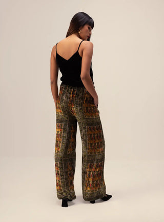 Amaya green kimono top and pants