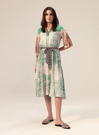 Elan sage midi dress