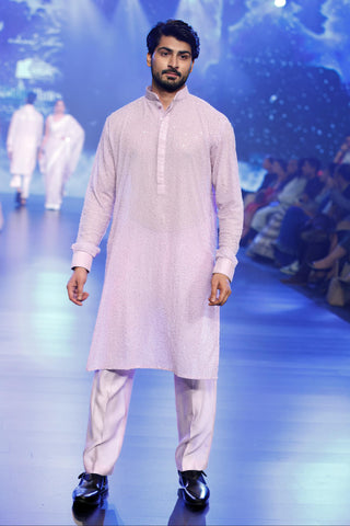 Lilac kurta set