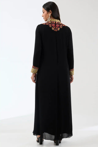 Ayat black long kurta set