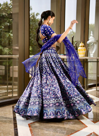 Shriya blue lehenga set