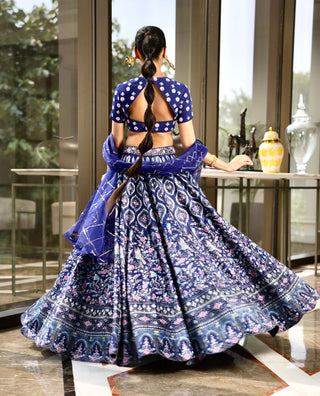 Shriya blue lehenga set