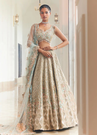 Shelly firoza embroidered lehenga set