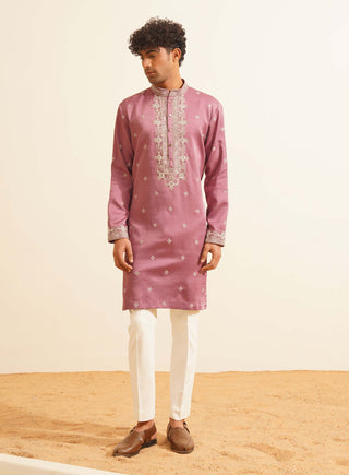 Lilac svanik kurta and pant