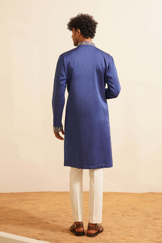 Electric blue vidyuth kurta and pant