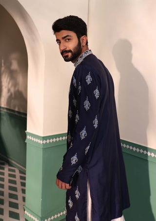 Blue sarab kurta