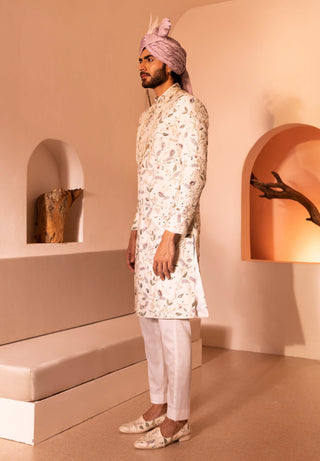 Offwhite janaab sherwani