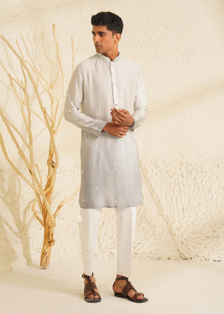 Ombre gray kanishk kurta and pant