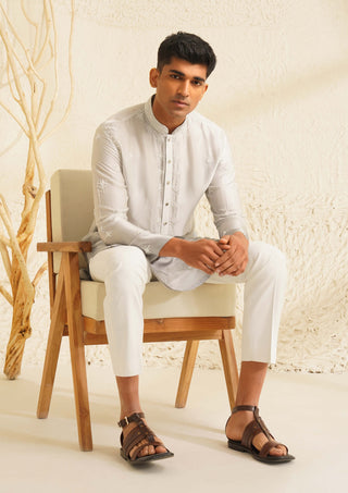 Ombre gray kanishk kurta and pant