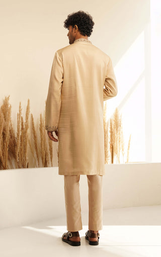 Beige urjit kurta and pant