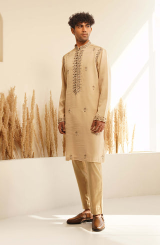 Beige urjit kurta and pant