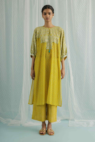 Canary choga kurta set