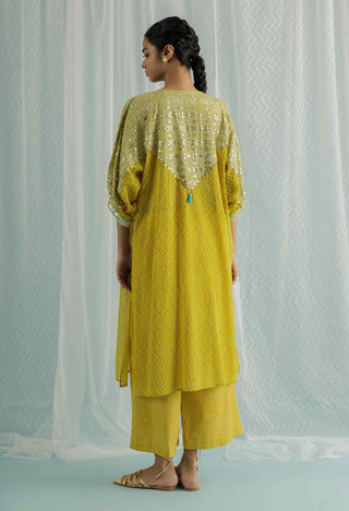 Canary choga kurta set