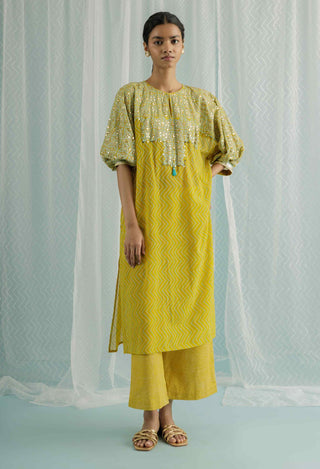 Canary choga kurta set