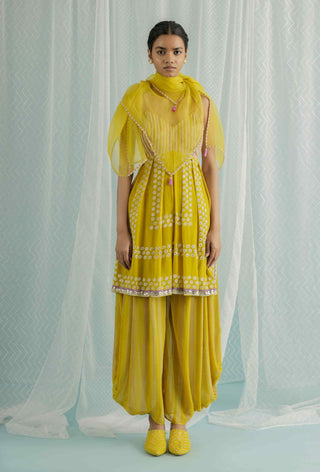 Canary eira kurta and dhoti set