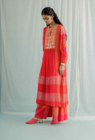 Fuchsia zuri kurta set