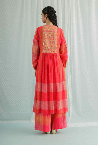 Fuchsia zuri kurta set