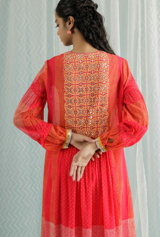 Fuchsia zuri kurta set