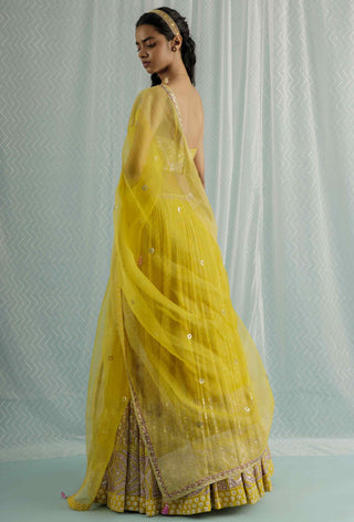 Canary aria lehenga set