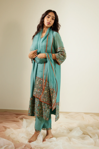 Blue Gulaal Kurta Set