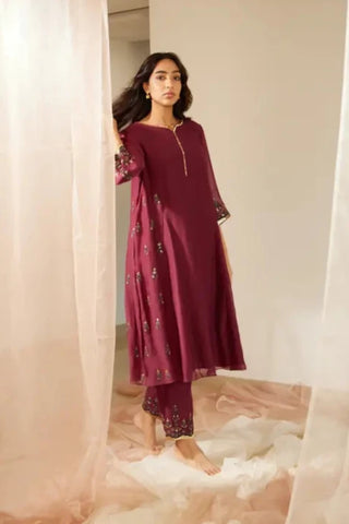 Purple Poornima Kurta Set