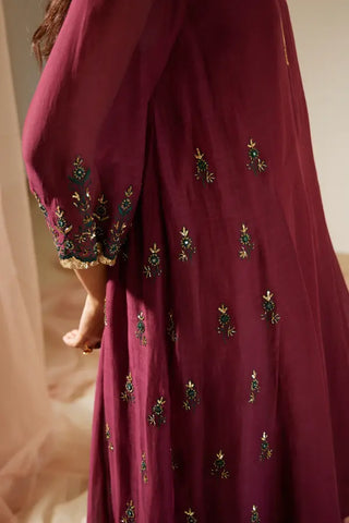 Purple Poornima Kurta Set