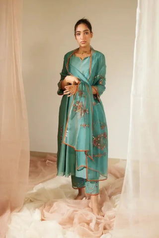 Blue Vrinda Kurta Set